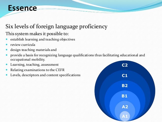 Common European Framework of Reference for Languages