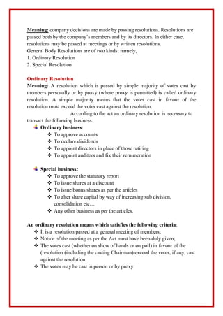 BBA IIIrd Semester Corporate Environment full notes | PDF