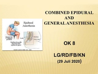 OK 8
LG/RD/FB/KN
(29 Juli 2020)
COMBINED EPIDURAL
AND
GENERALANESTHESIA
 