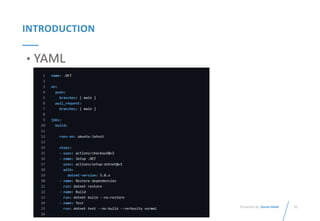 31
Presented By: Duran Hsieh
INTRODUCTION
• YAML
 