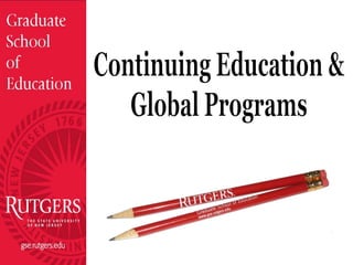 Continuing Education & Global Programs 