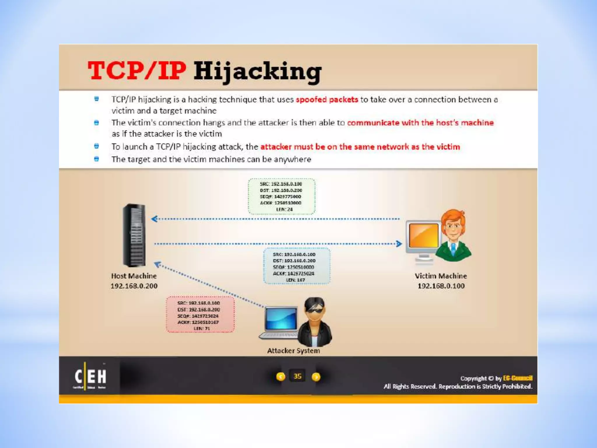 CEH - Module 11 : Session Hijacking