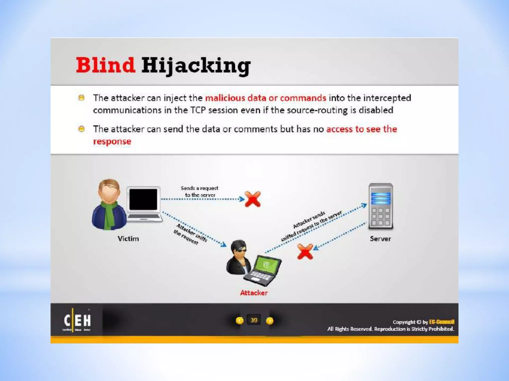 CEH - Module 11 : Session Hijacking