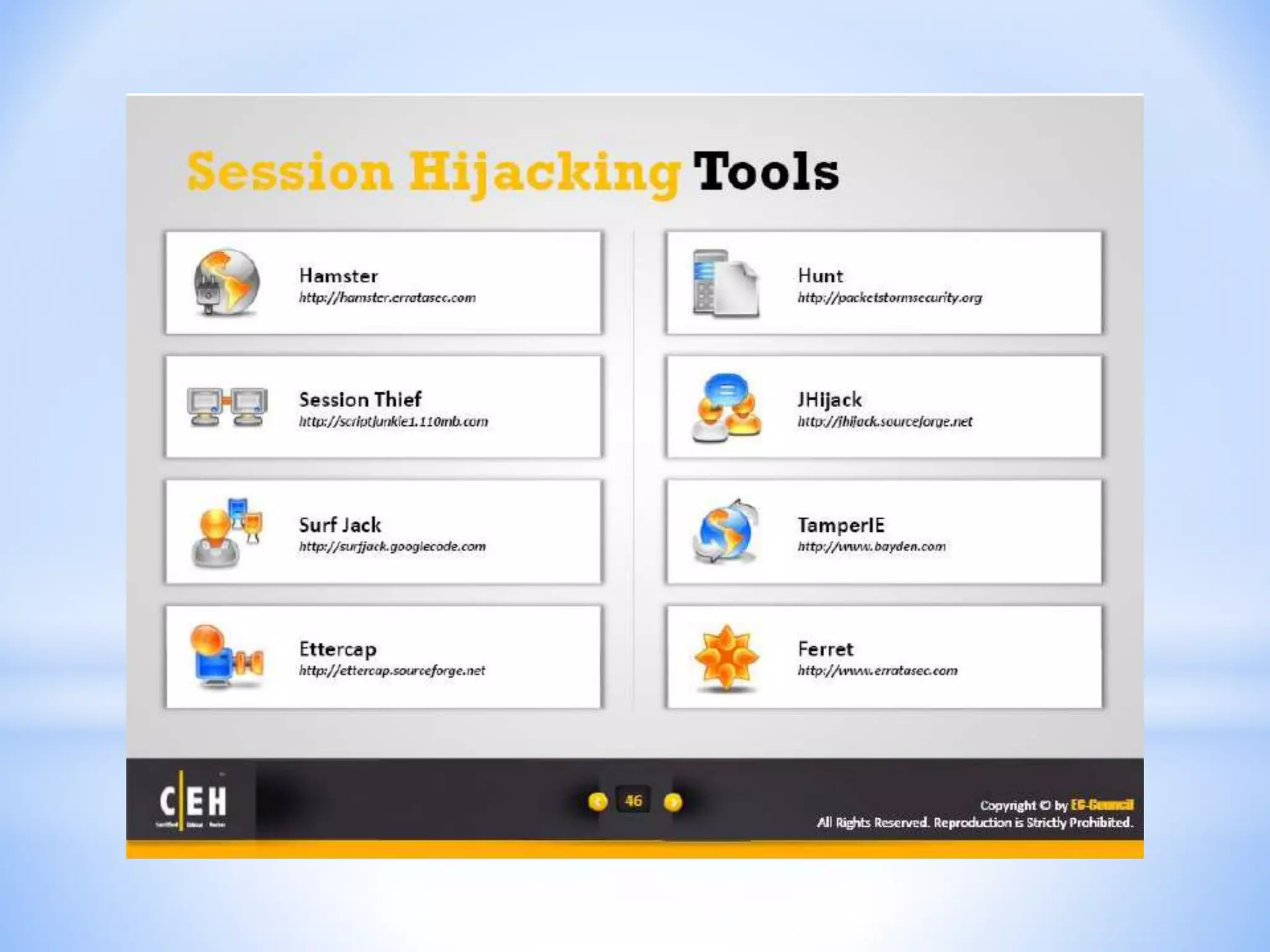 CEH - Module 11 : Session Hijacking