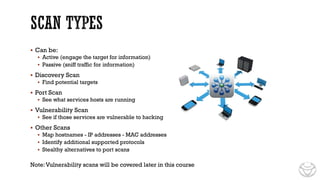 CEH Module 3 Scanning CEH V13, concepts and types | PDF