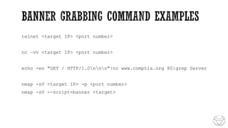 CEH Module 3 Scanning CEH V13, concepts and types | PDF