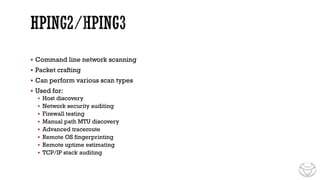 CEH Module 3 Scanning CEH V13, concepts and types | PDF