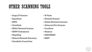 CEH Module 3 Scanning CEH V13, concepts and types | PDF