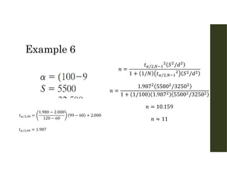 Example 6
𝑡 ,
⁄ =
1.980 − 2.000
120 − 60
99 − 60 + 2.000
𝑡 ,
⁄ = 1.987
,
⁄
,
⁄
 