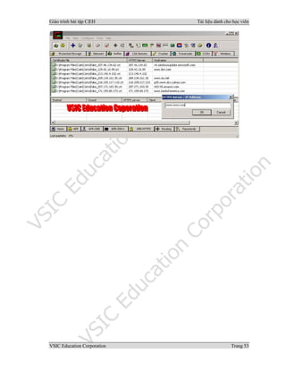 Giáo trình bài tập C|EH Tài liệu dành cho học viên
VSIC Education Corporation Trang 53
 