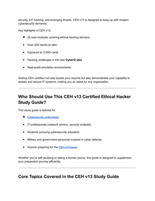 CEH v13 Certified Ethical Hacker Study Guide_ Your Ultimate Resource to ...