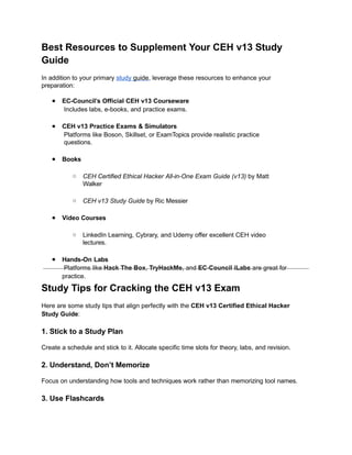 CEH v13 Certified Ethical Hacker Study Guide_ Your Ultimate Resource to ...