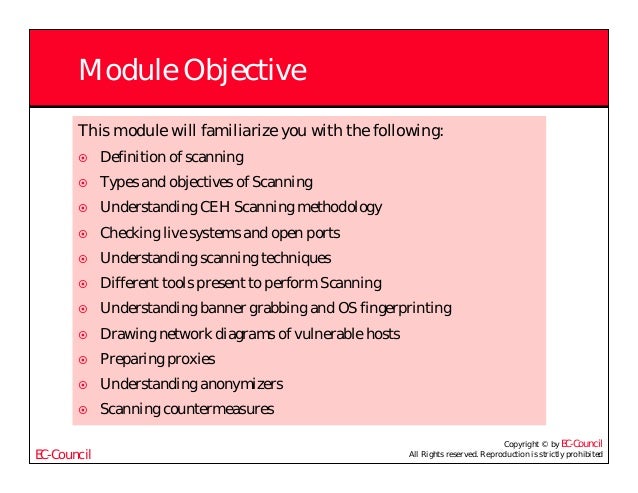 Ceh V5 Module 03 Scanning