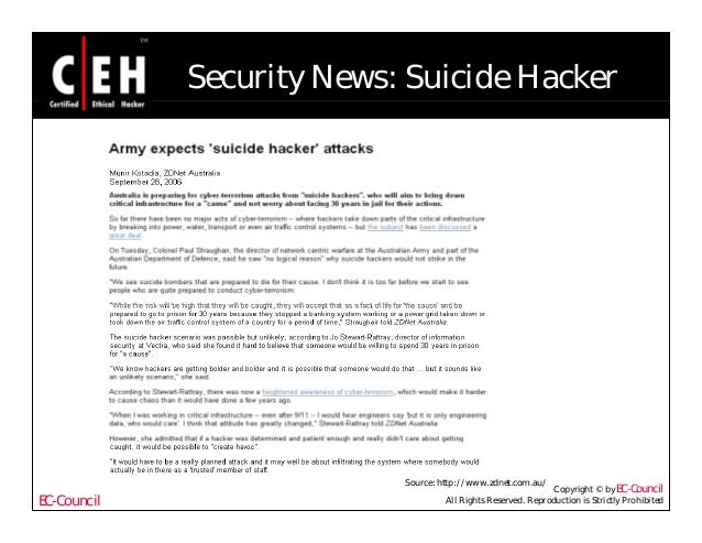 cehv6 module 01 introduction to ethical hacking