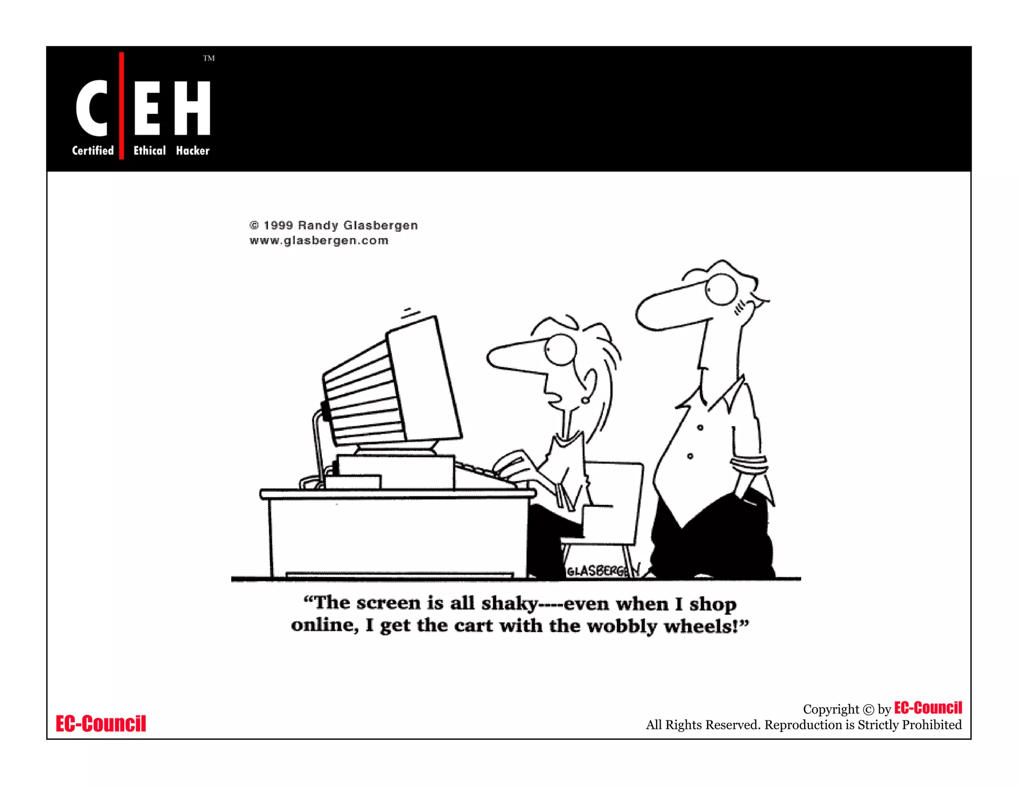 Copyright © by EC-Council
EC-Council   All Rights Reserved. Reproduction is Strictly Prohibited
 