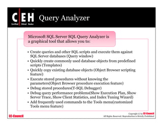 Ce hv6 module 42 hacking database servers | PPT
