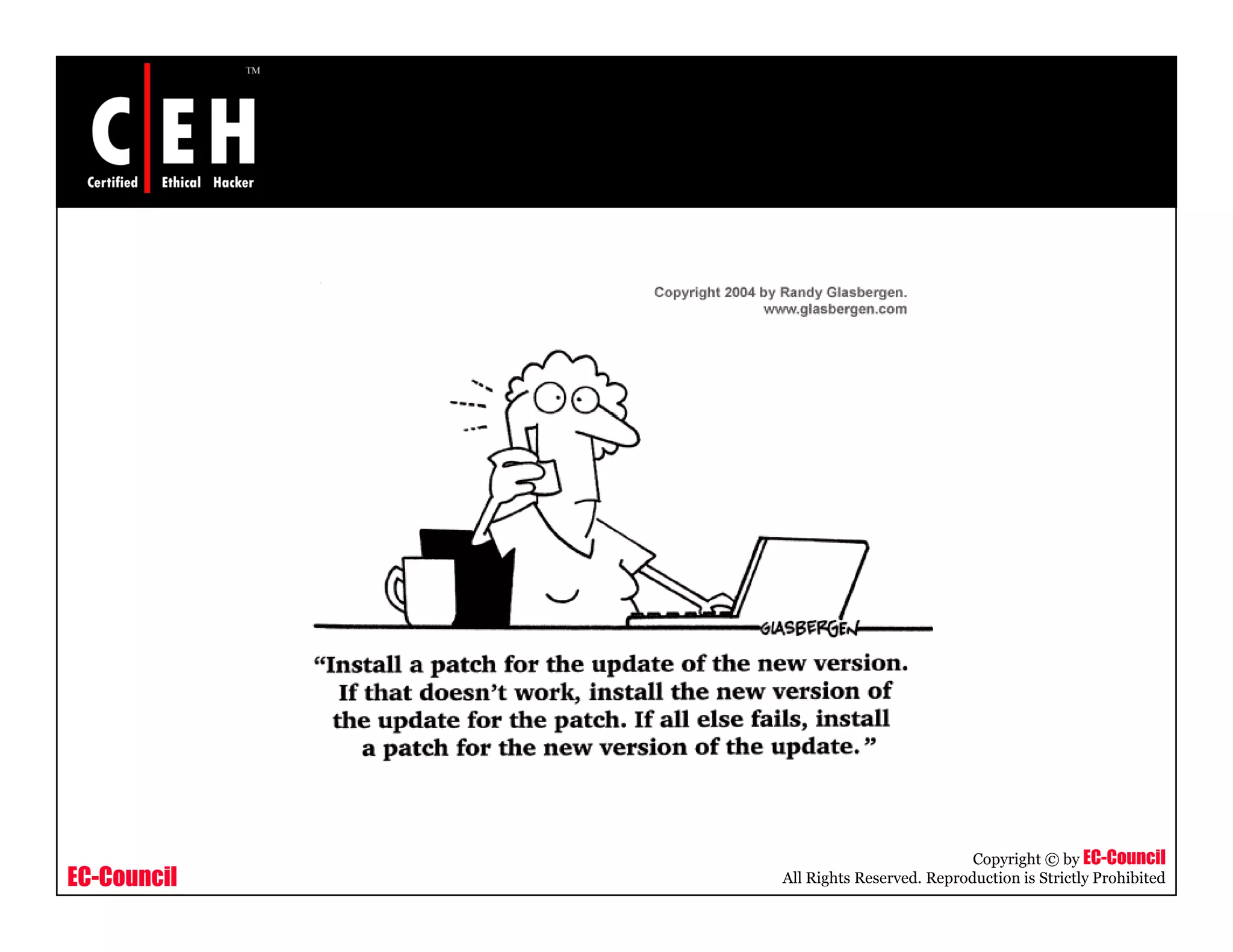 EC-Council
Copyright © by EC-Council
All Rights Reserved. Reproduction is Strictly Prohibited
 