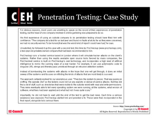 Ce hv6 module 62 case studies | PPT