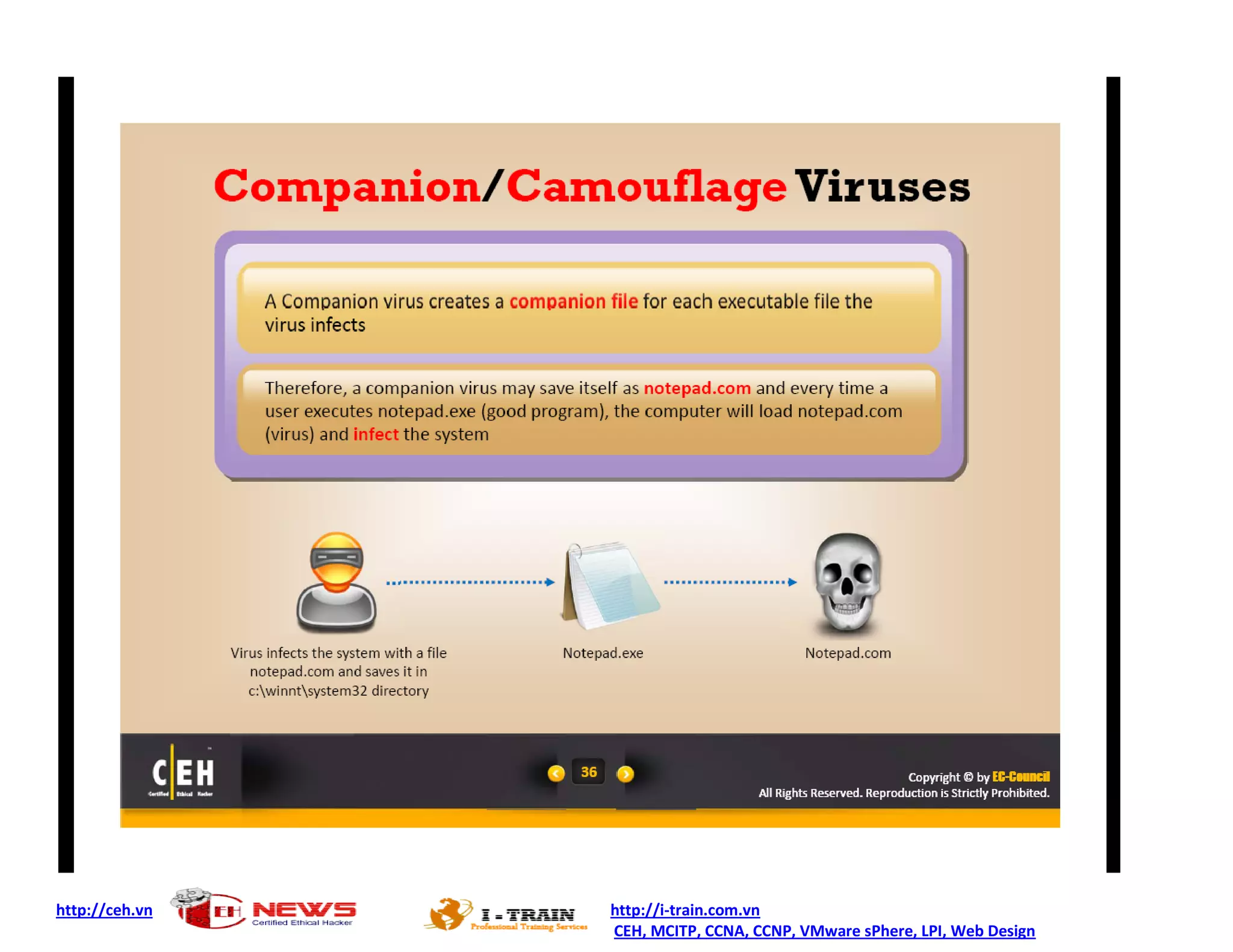 http://ceh.vn http://i-train.com.vn
CEH, MCITP, CCNA, CCNP, VMware sPhere, LPI, Web Design
 