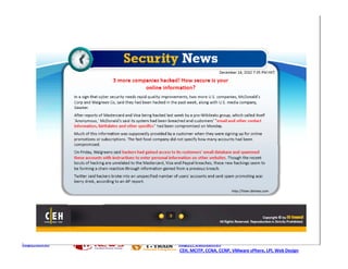 http://ceh.vn   http://i-train.com.vn
                CEH, MCITP, CCNA, CCNP, VMware sPhere, LPI, Web Design
 