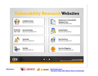 http://ceh.vn   http://i-train.com.vn
                CEH, MCITP, CCNA, CCNP, VMware sPhere, LPI, Web Design
 