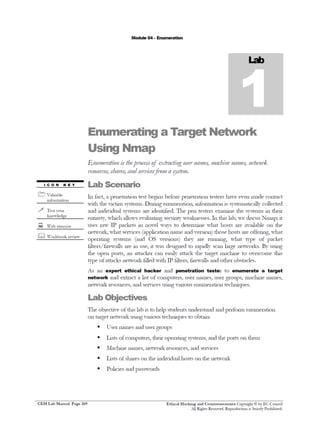 Cehv8 Labs - Module04: Enumeration