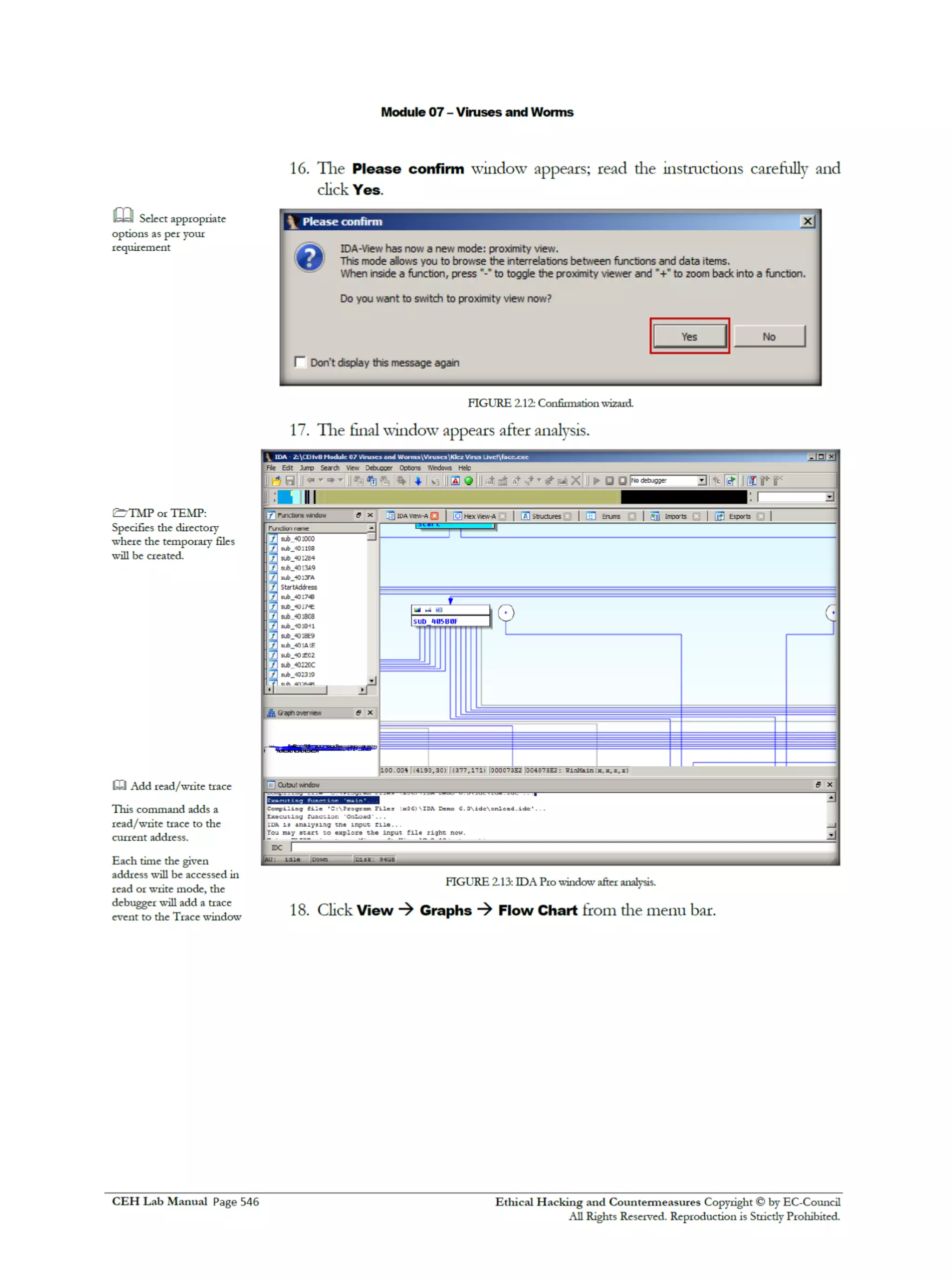 Cehv8 Labs - Module07: Viruses and Worms.