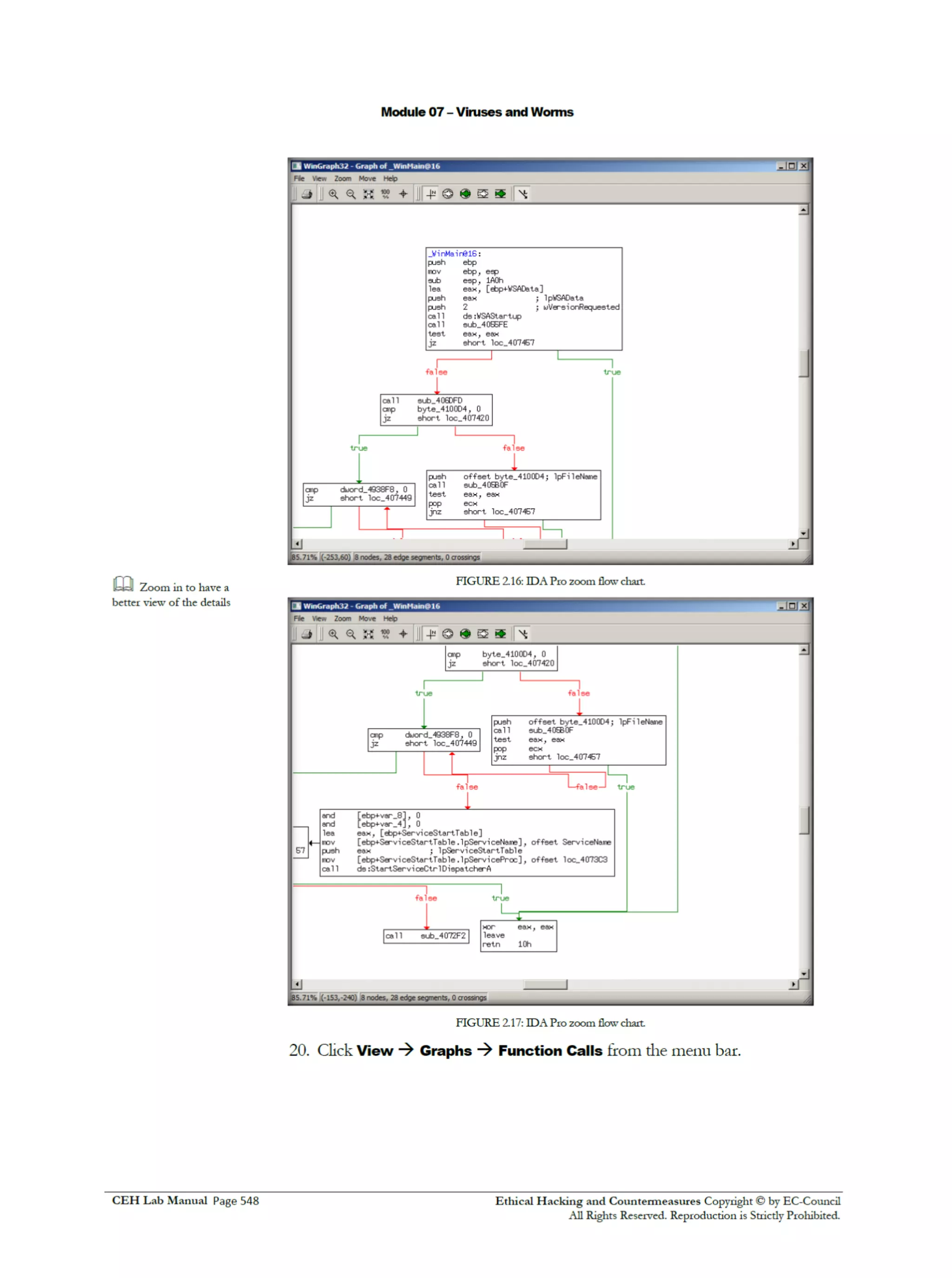 Cehv8 Labs - Module07: Viruses and Worms.