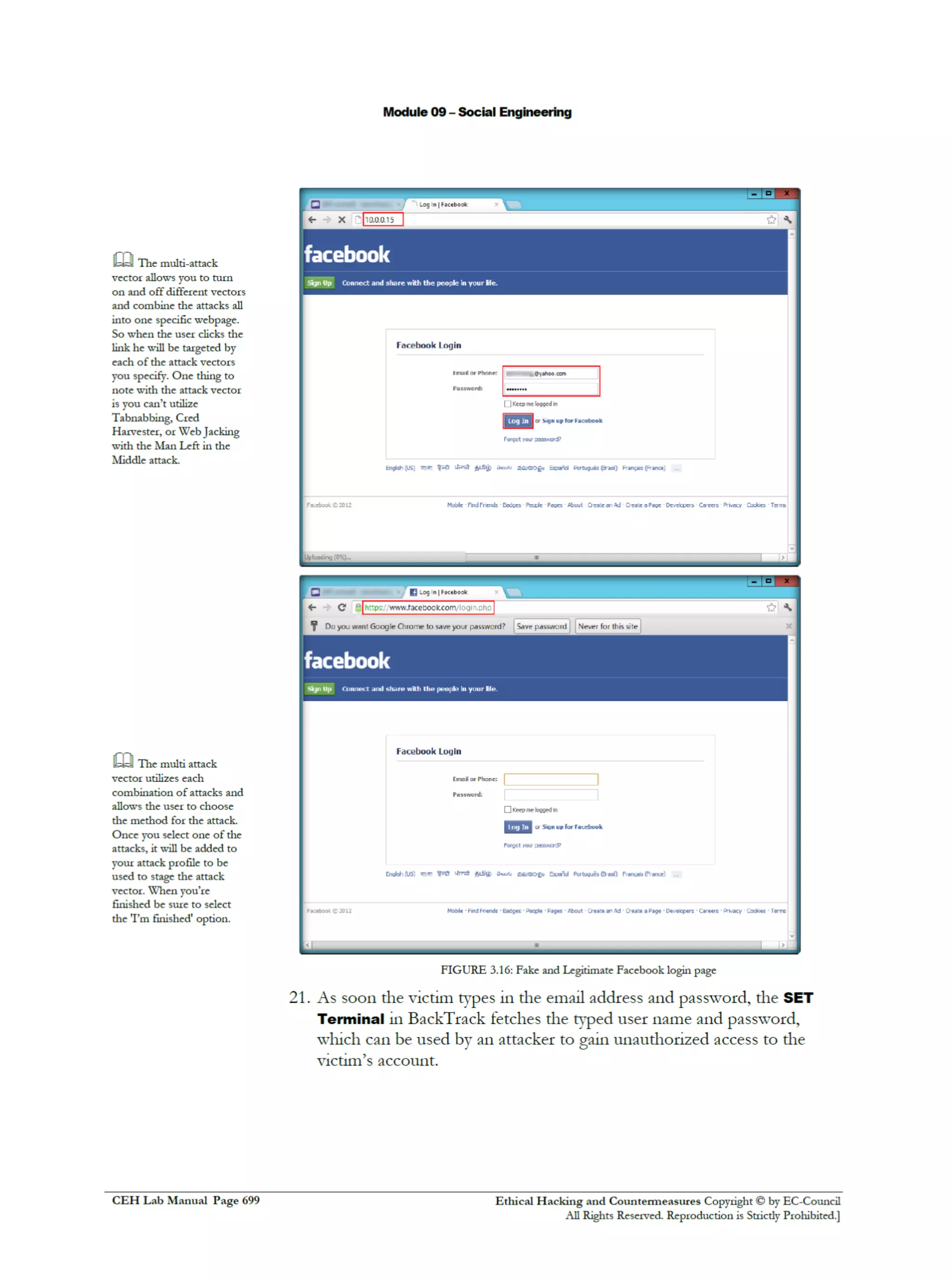 Cehv8 Labs - Module09: Social Engineering.