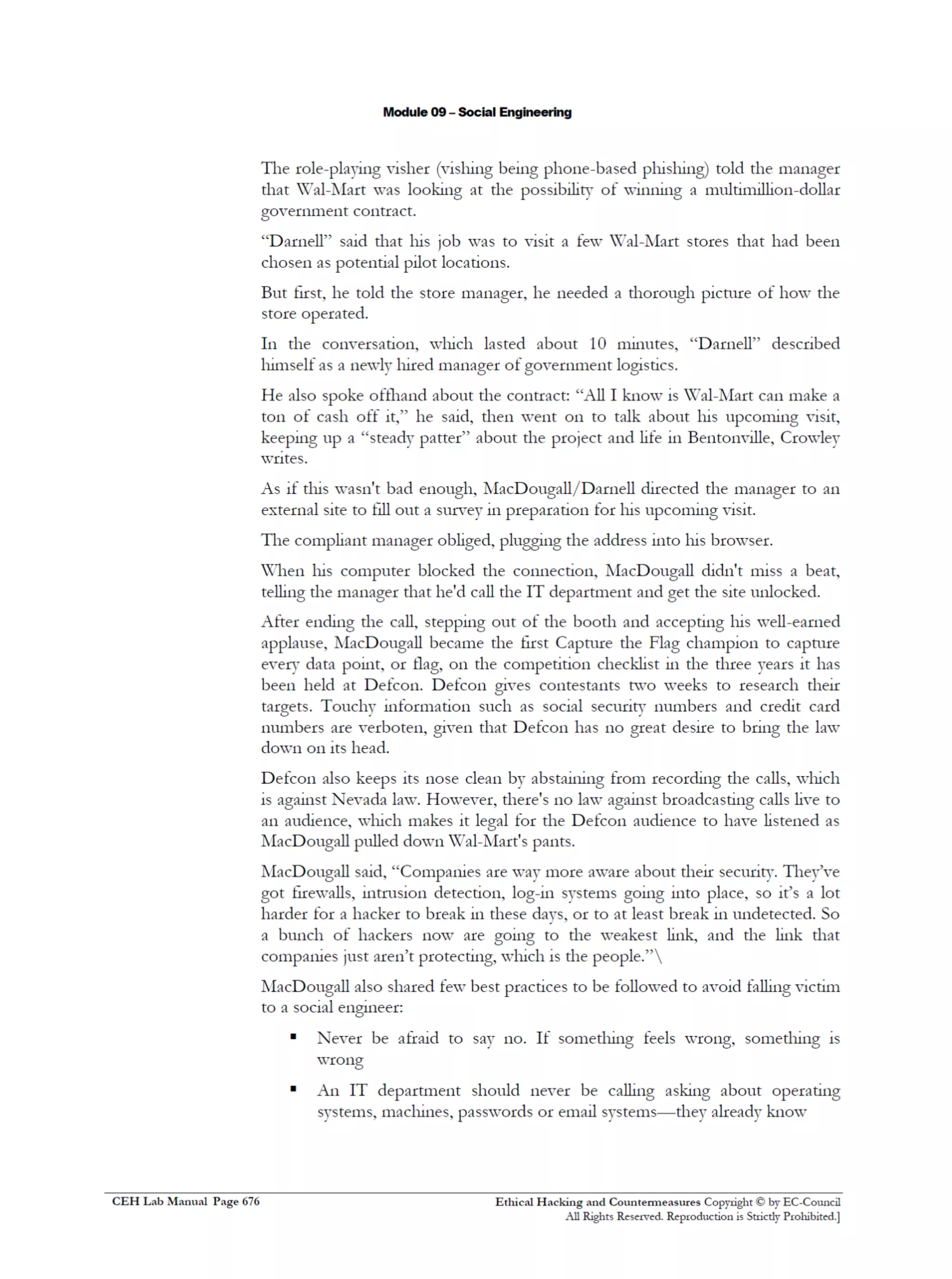 Cehv8 Labs - Module09: Social Engineering.