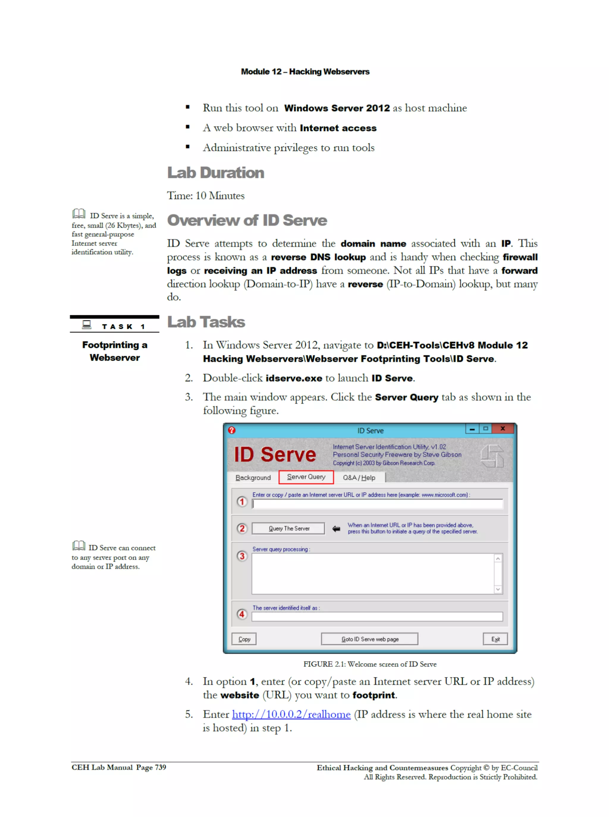Cehv8 Labs - Module12: Hacking Webservers.