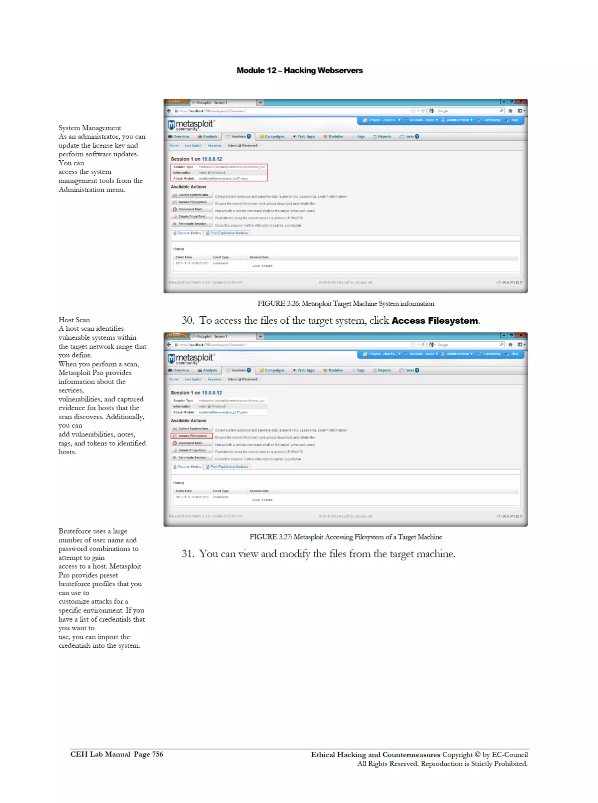 Cehv8 Labs - Module12: Hacking Webservers.