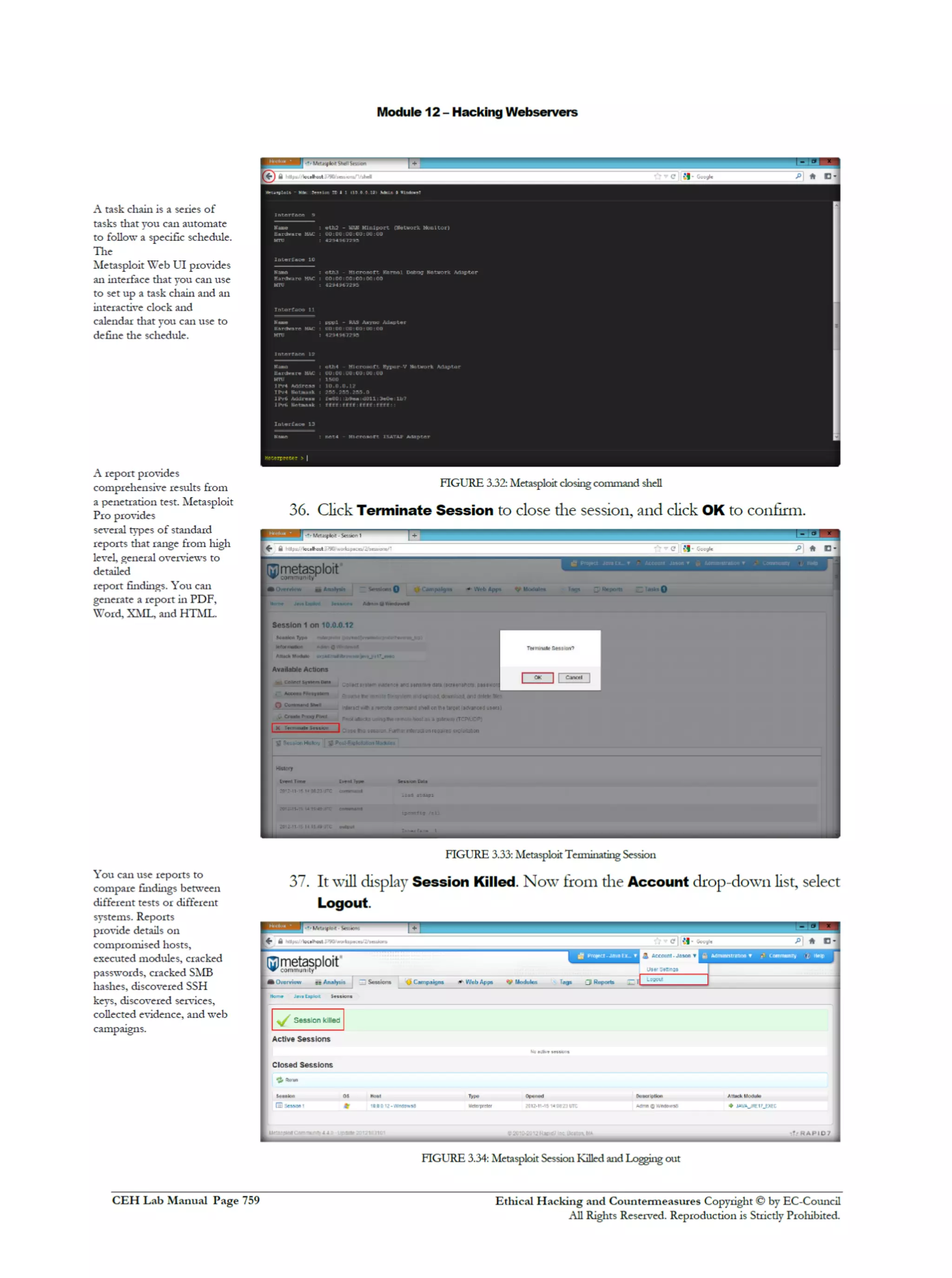 Cehv8 Labs - Module12: Hacking Webservers.