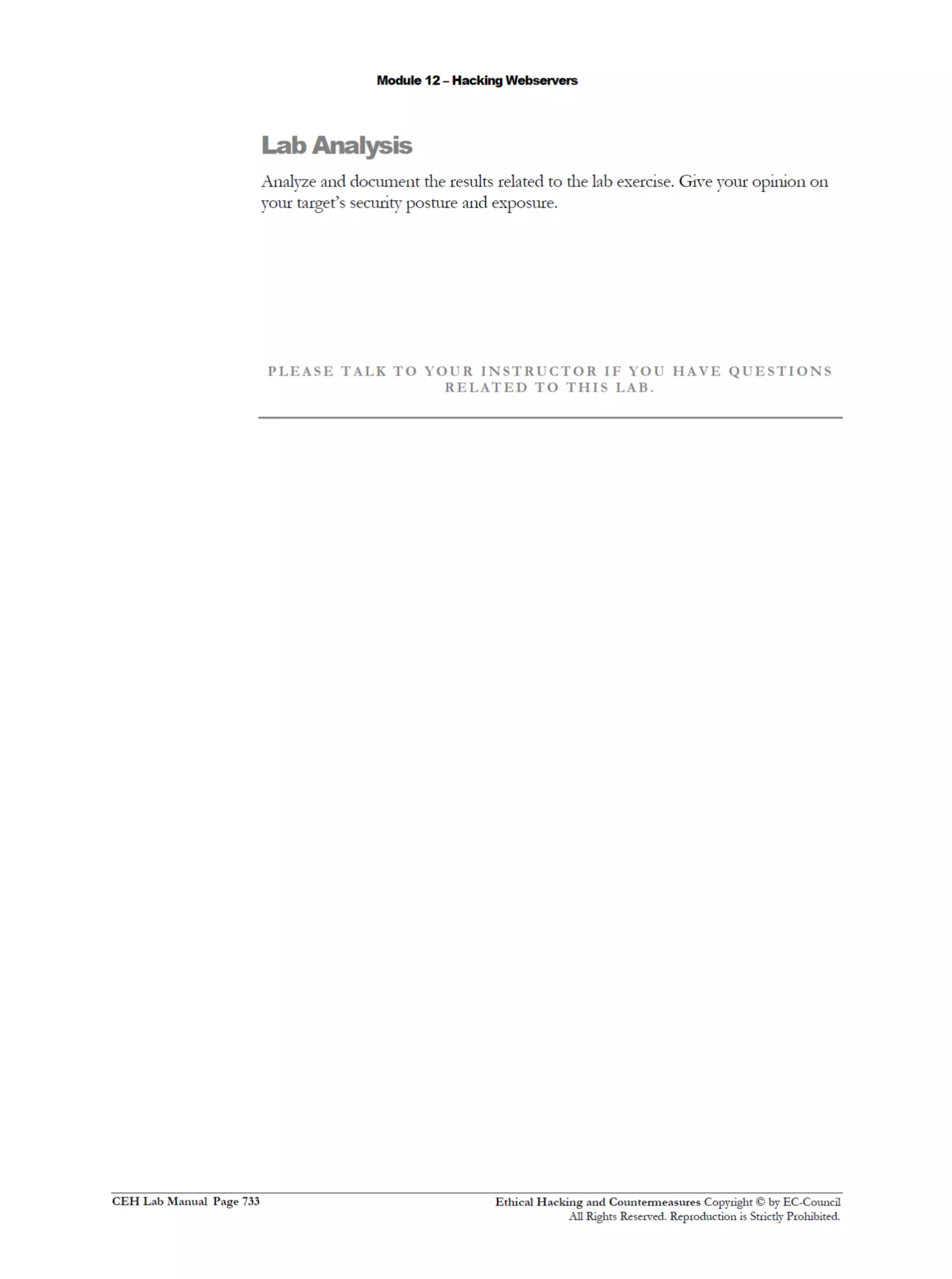 Cehv8 Labs - Module12: Hacking Webservers.