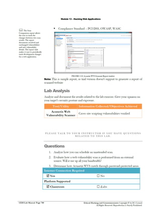 Cehv8 Labs - Module13: Hacking Web Applications.
