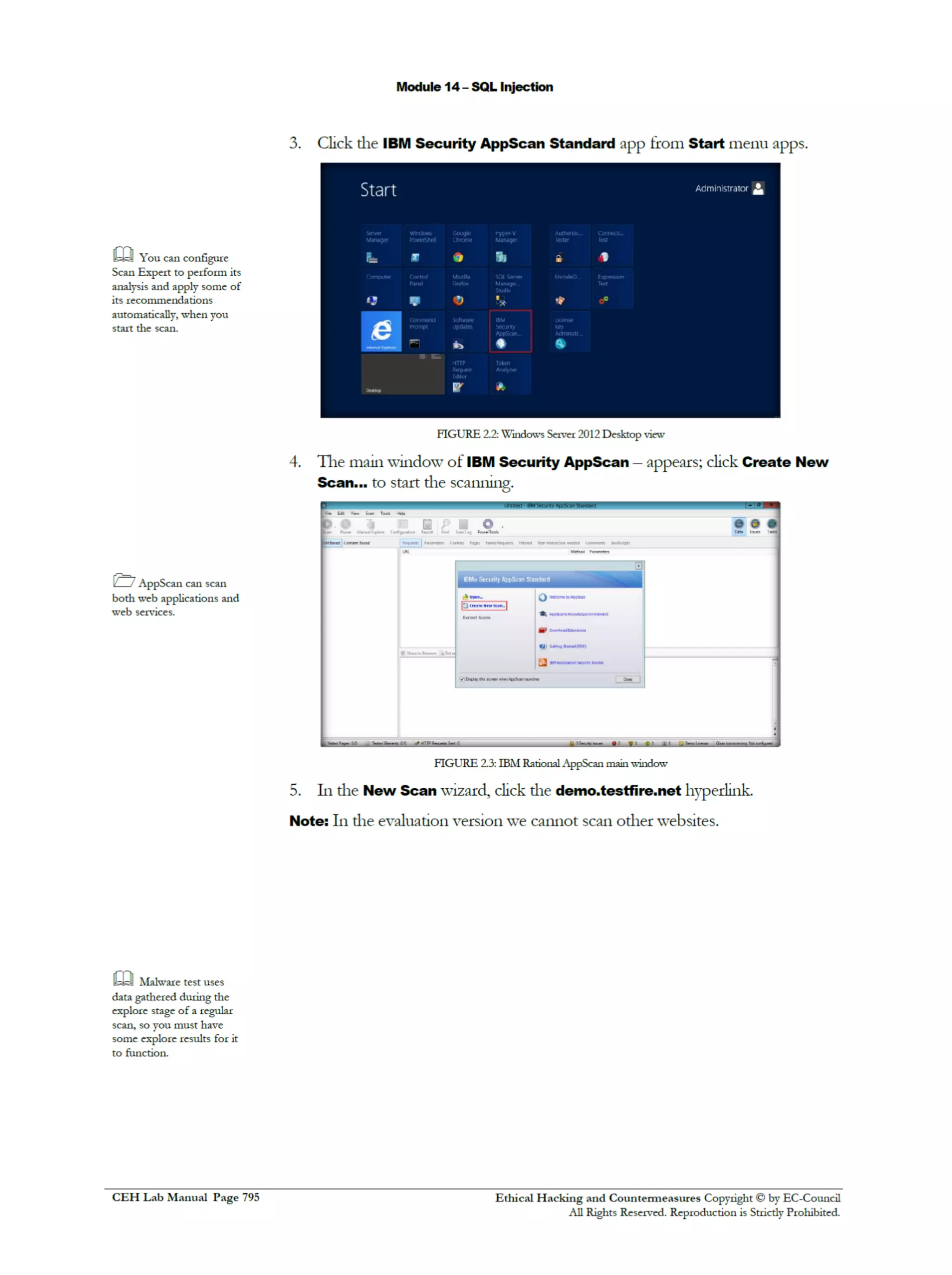 Cehv8 Labs - Module14: SQL Injection