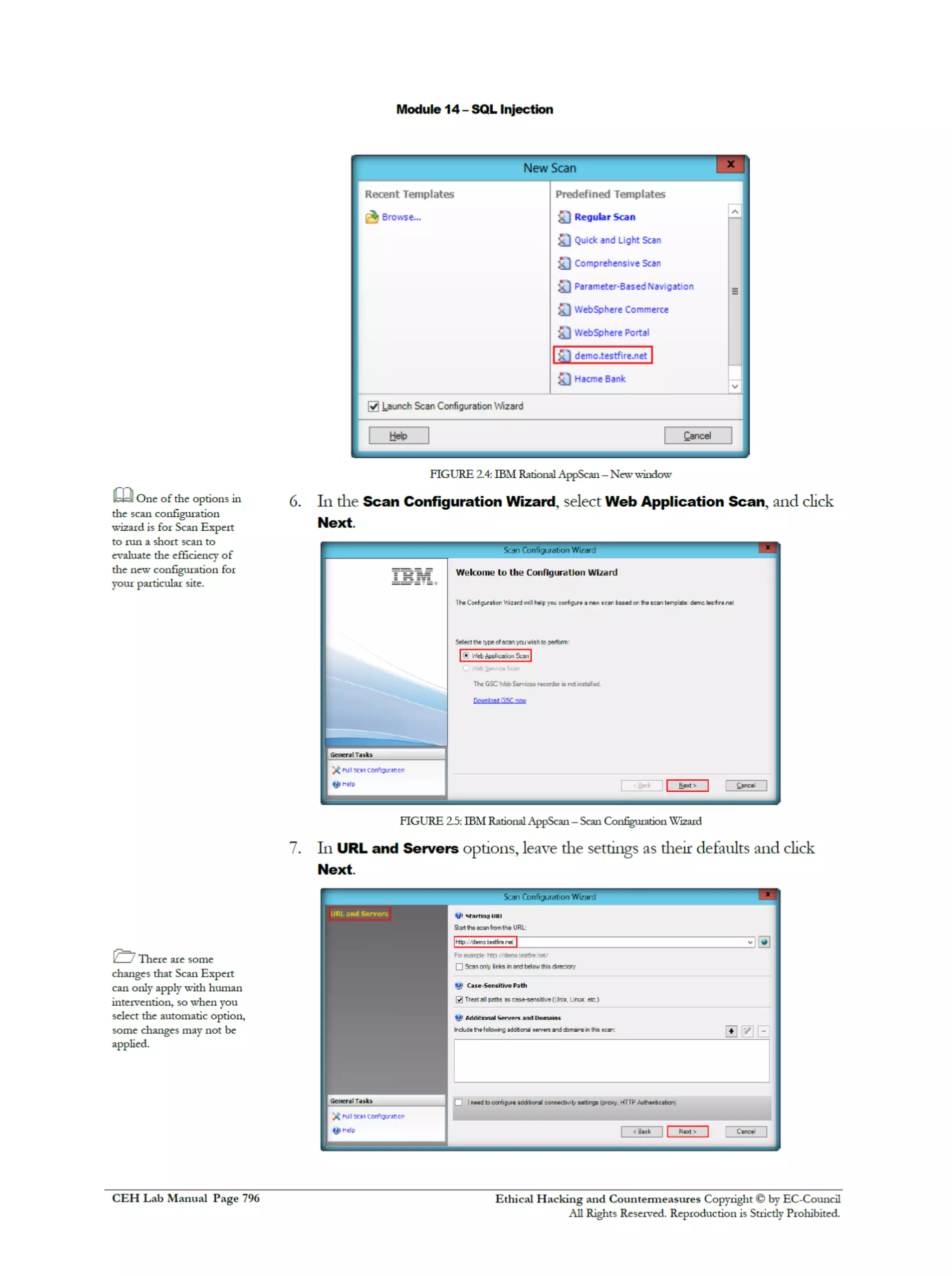 Cehv8 Labs - Module14: SQL Injection