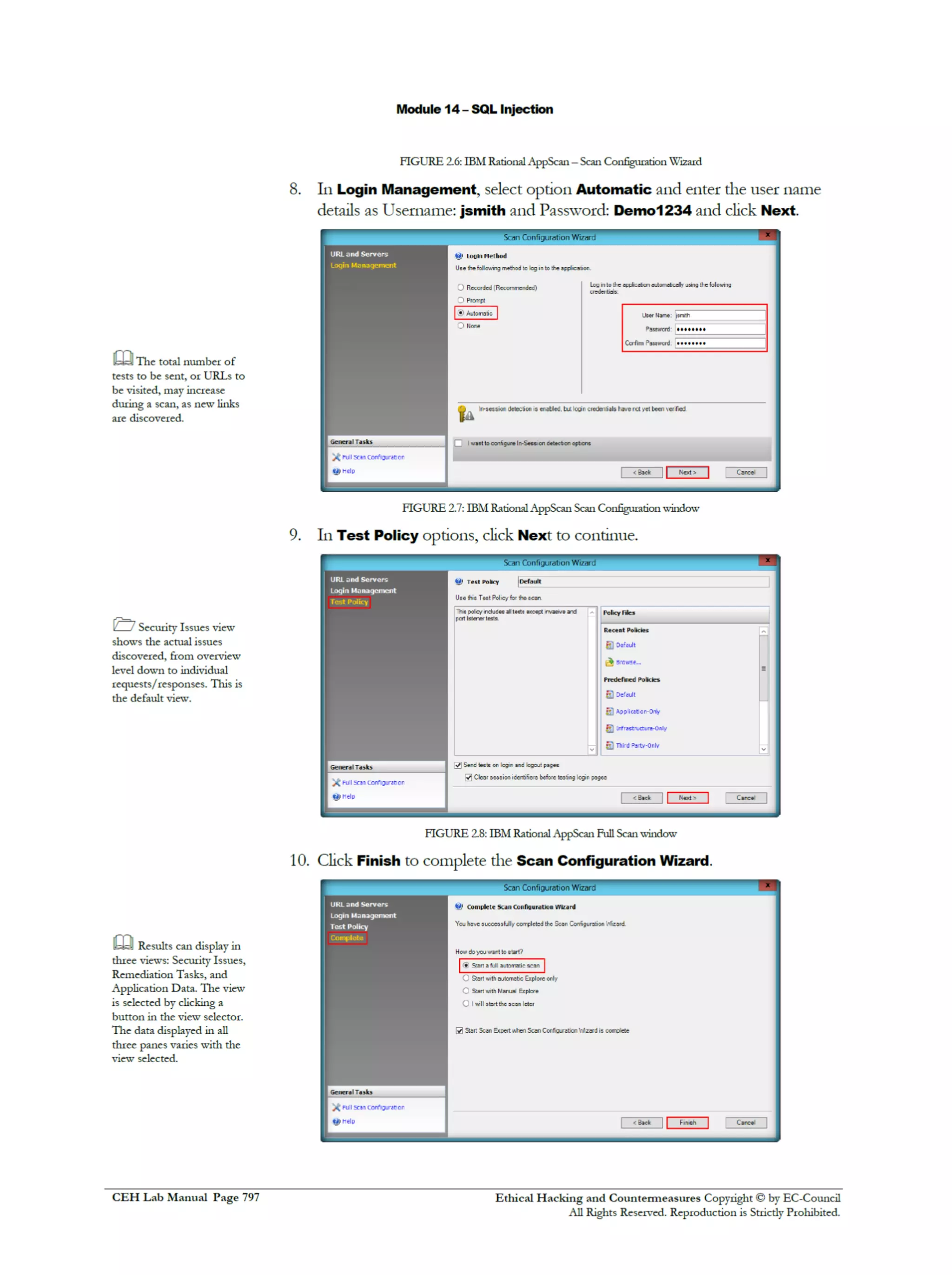 Cehv8 Labs - Module14: SQL Injection