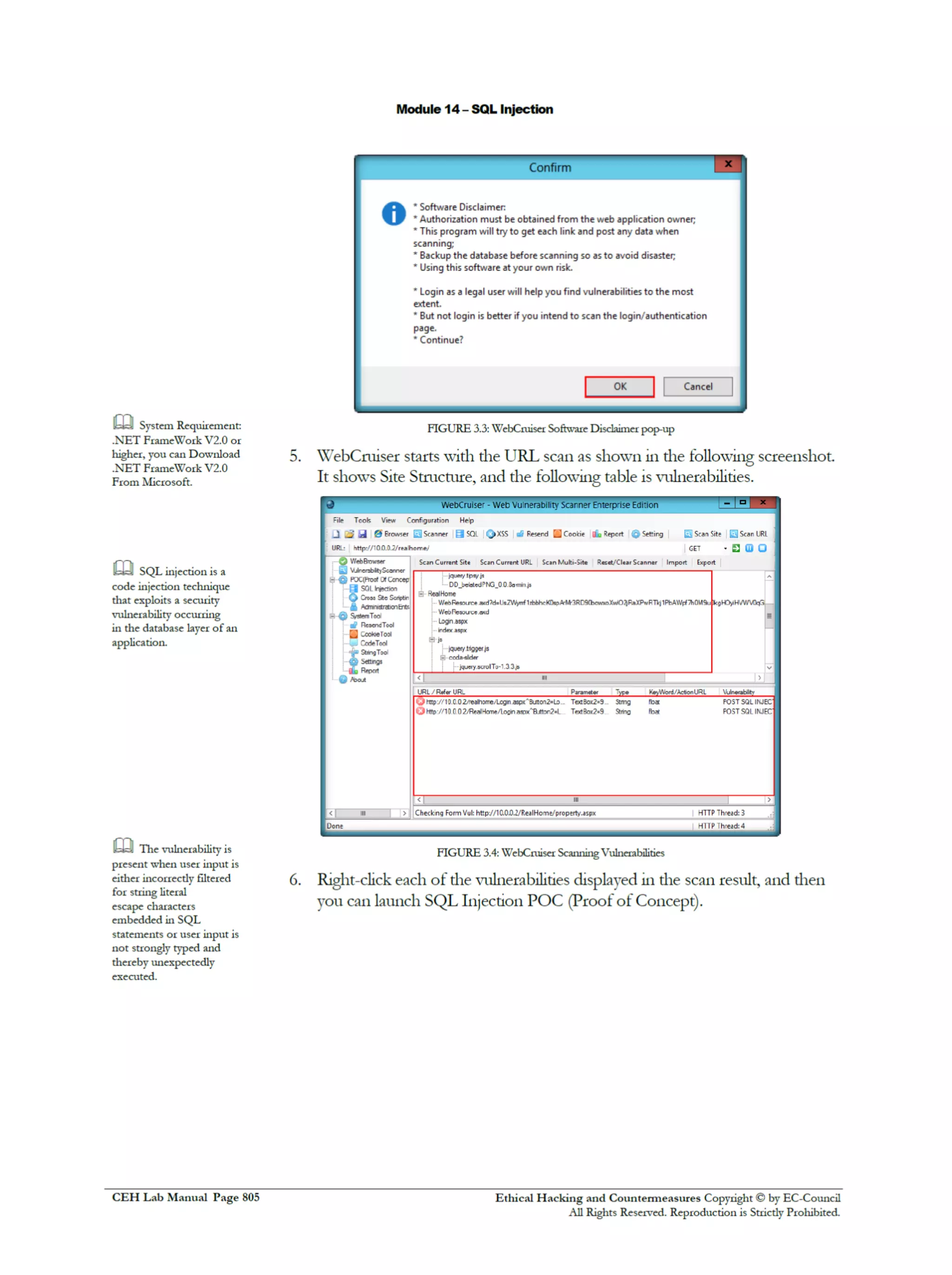Cehv8 Labs - Module14: SQL Injection