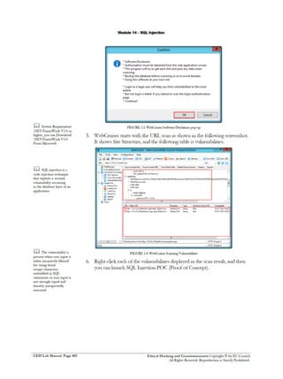 Cehv8 Labs - Module14: SQL Injection