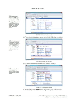 Cehv8 Labs - Module14: SQL Injection