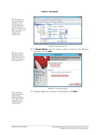 Cehv8 Labs - Module14: SQL Injection