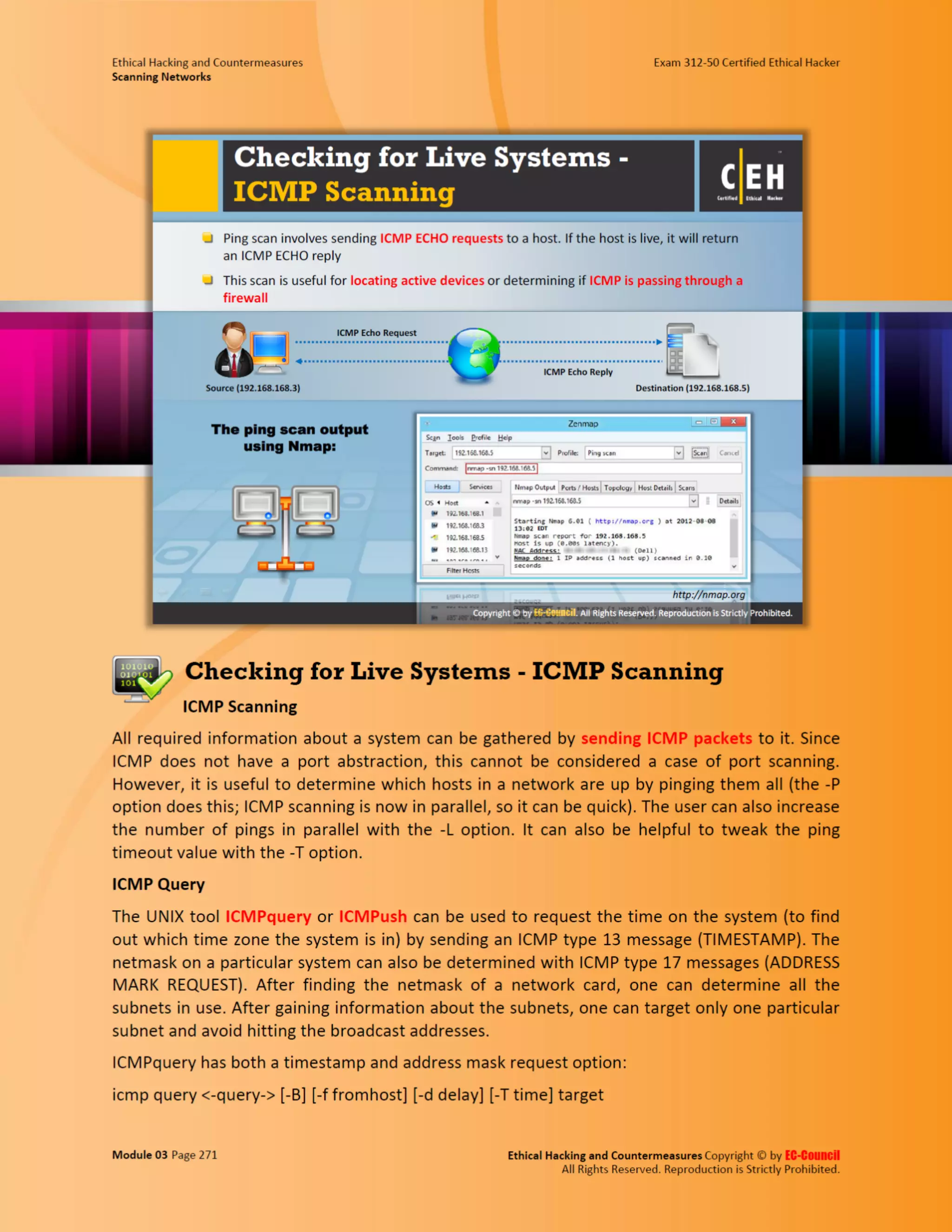Cehv8 - Module 03: Scanning Networks