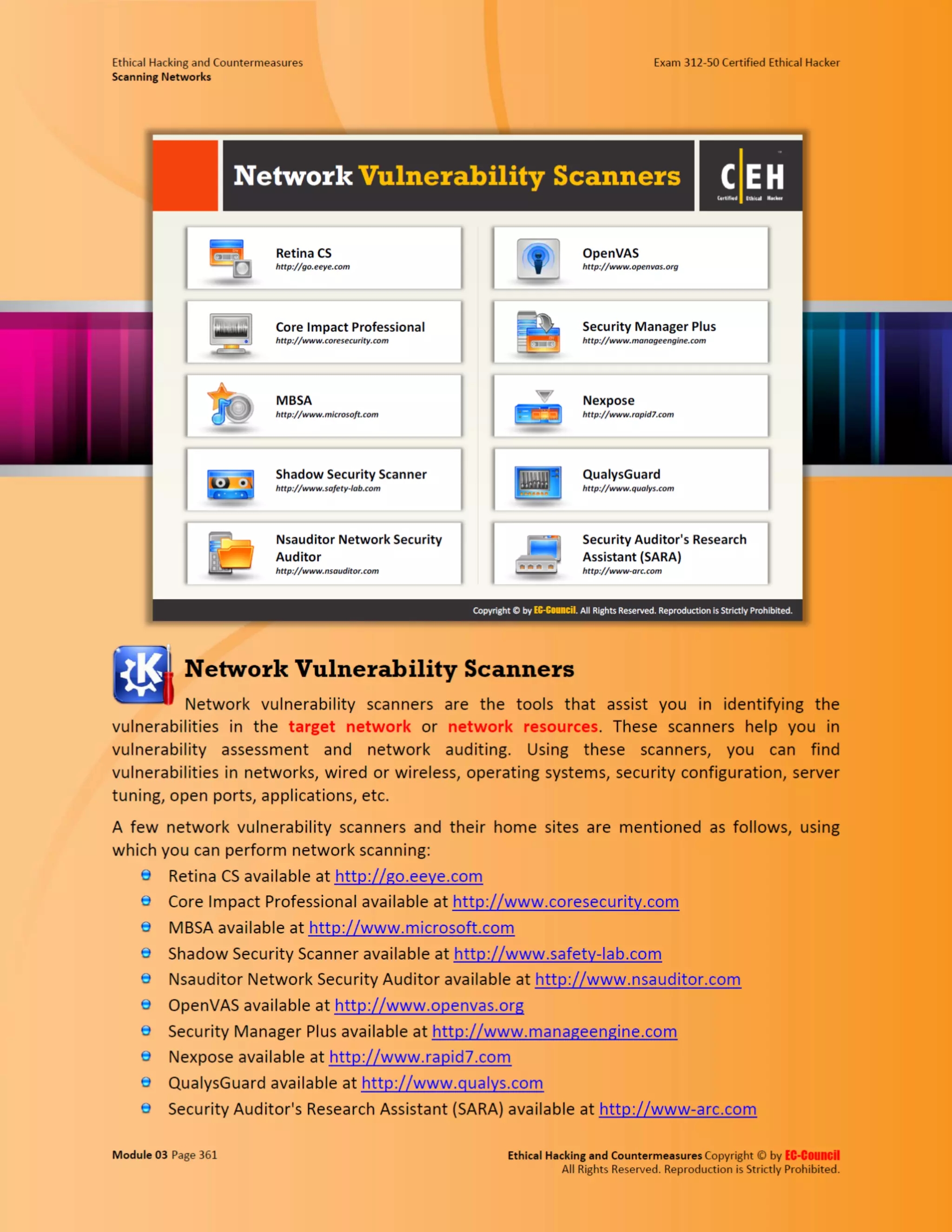 Cehv8 - Module 03: Scanning Networks