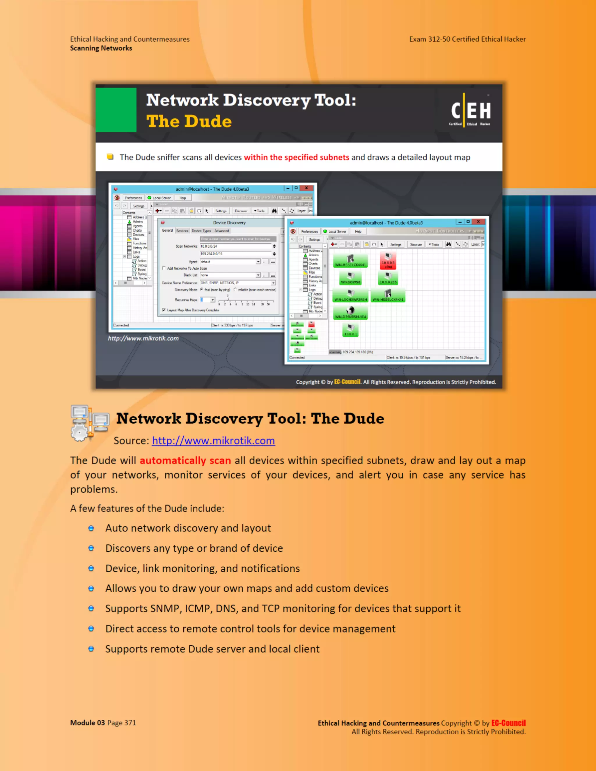 Cehv8 - Module 03: Scanning Networks