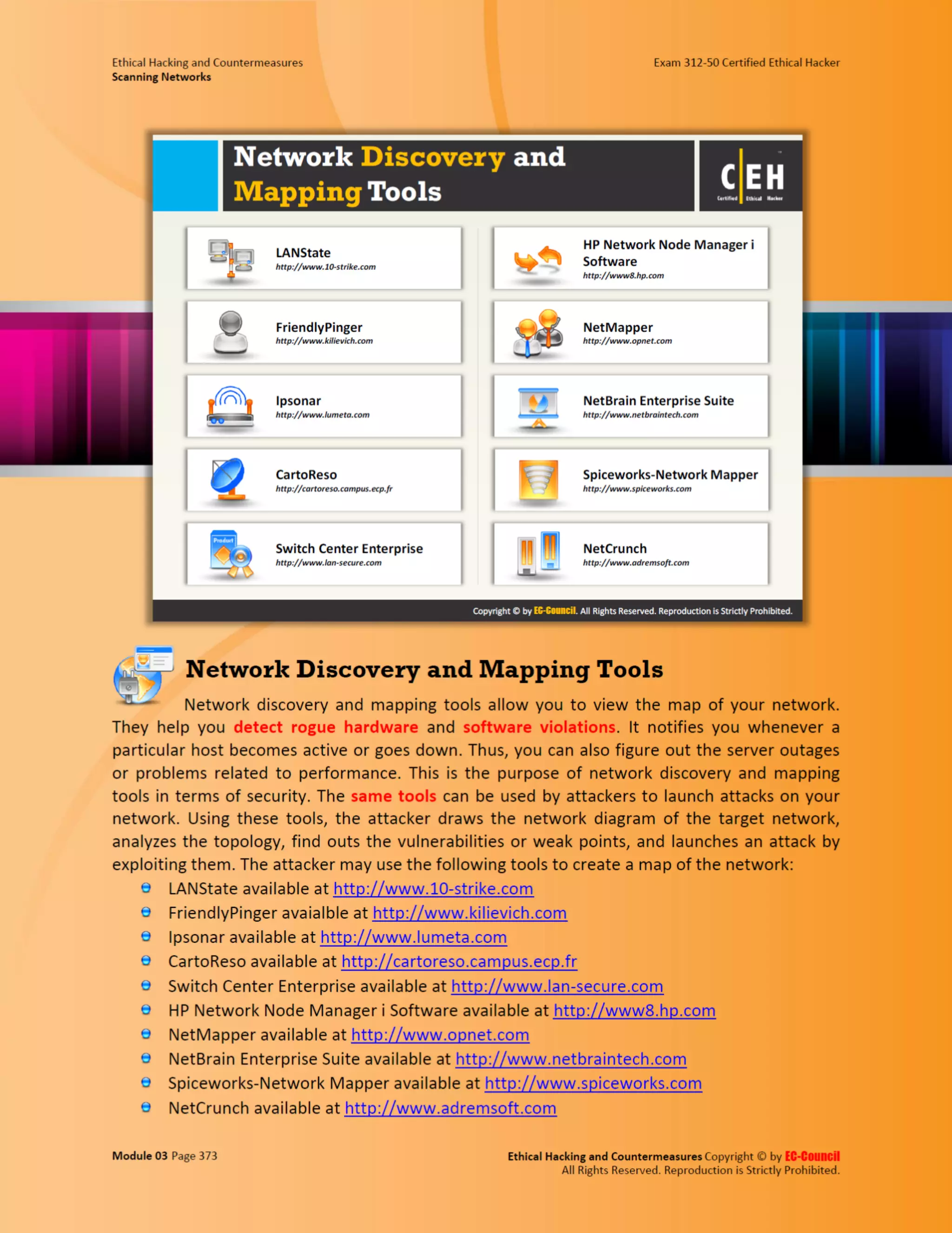 Cehv8 - Module 03: Scanning Networks
