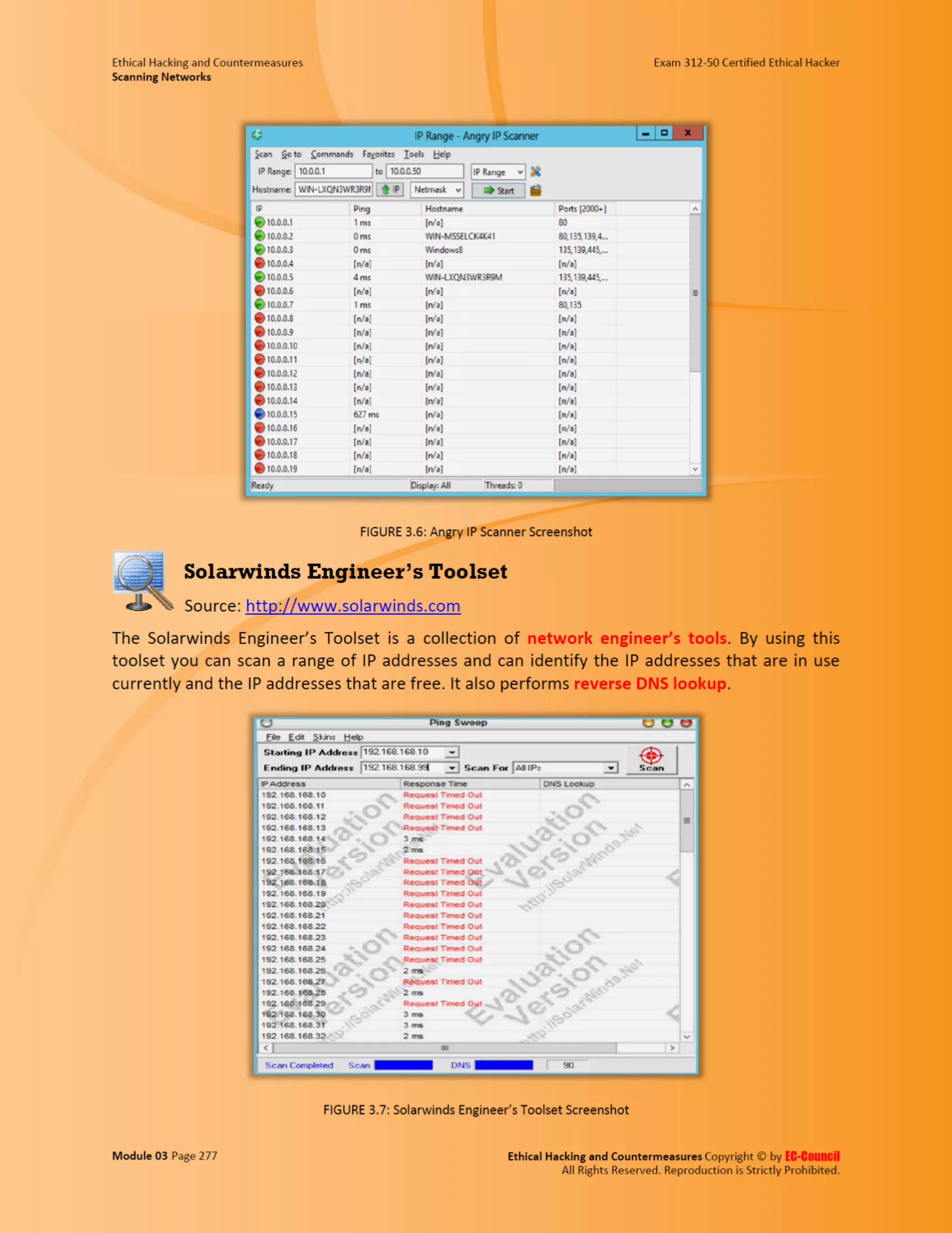 Cehv8 - Module 03: Scanning Networks