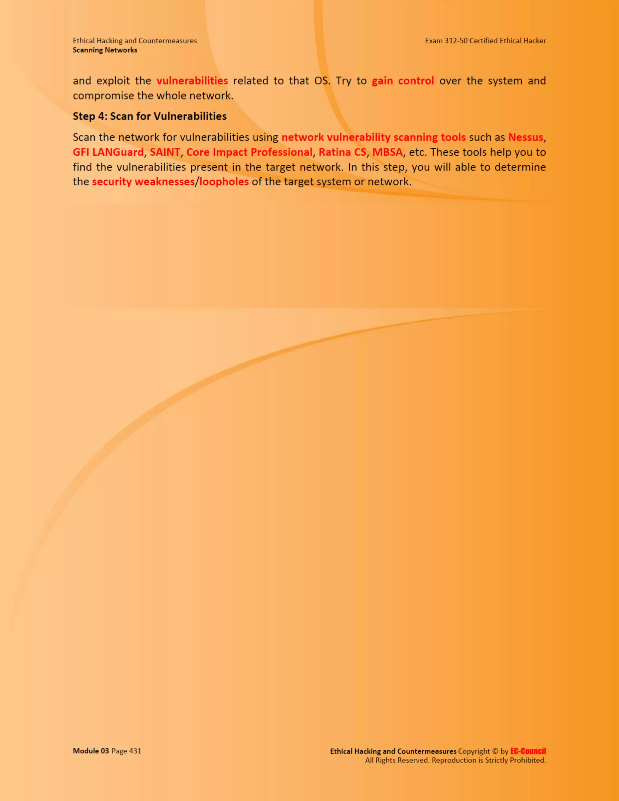 Cehv8 - Module 03: Scanning Networks