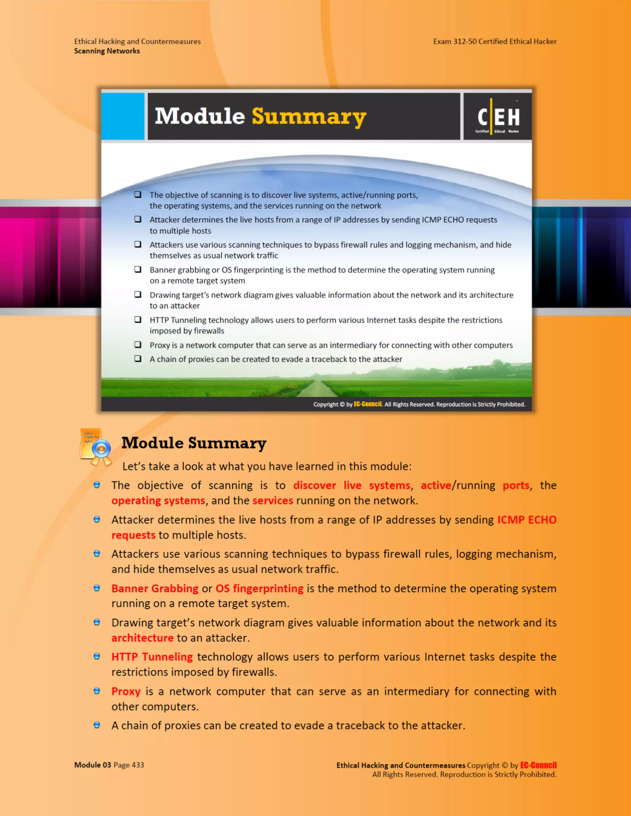 Cehv8 - Module 03: Scanning Networks