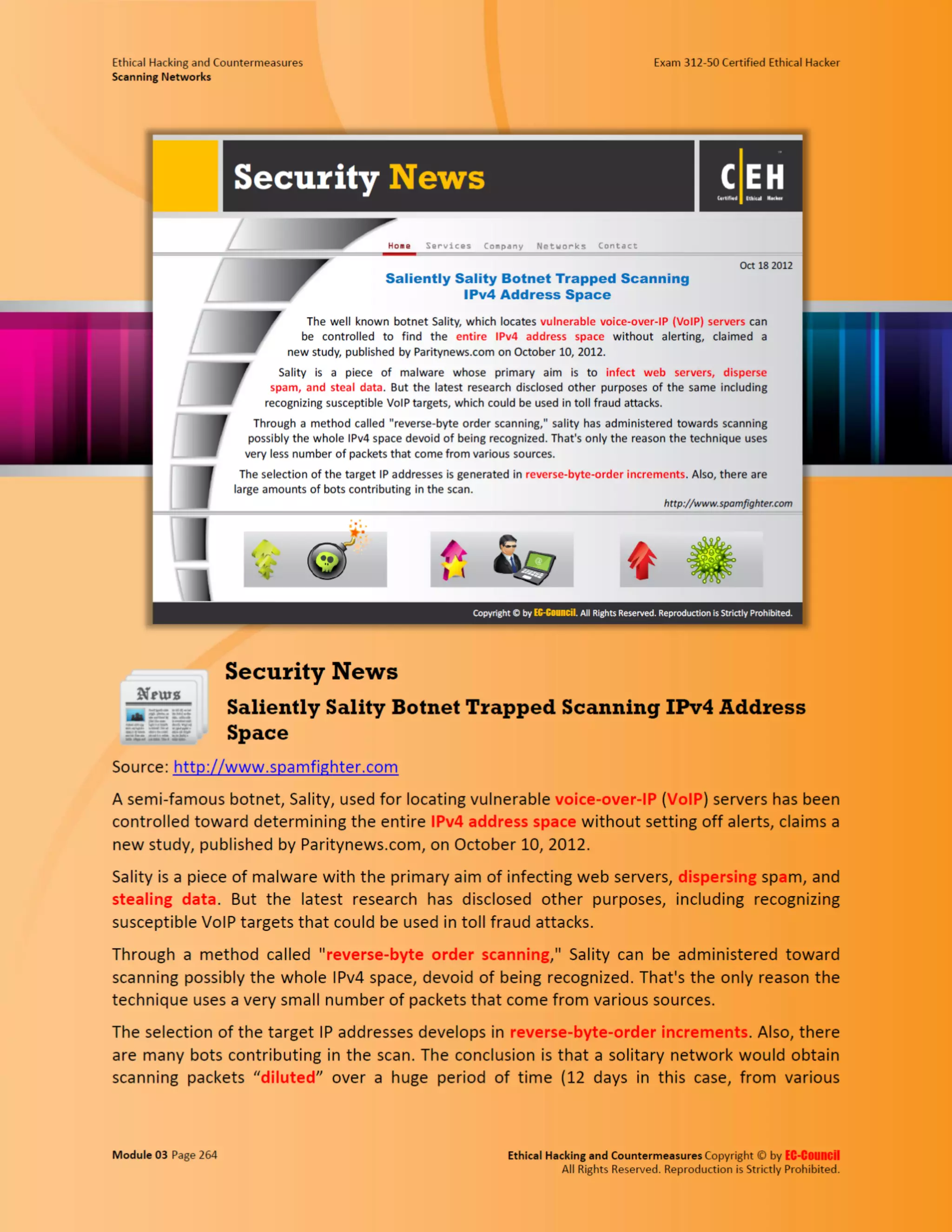 Cehv8 - Module 03: Scanning Networks